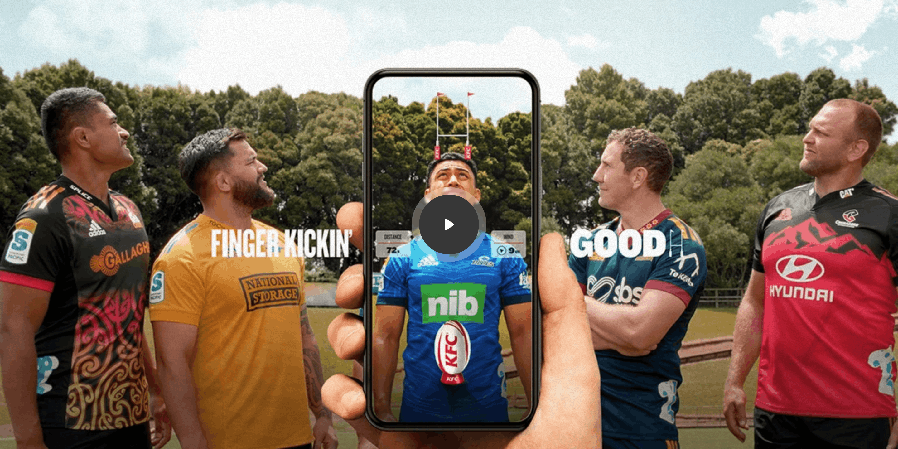 Play KFC Finger Kickin' Good campaign video