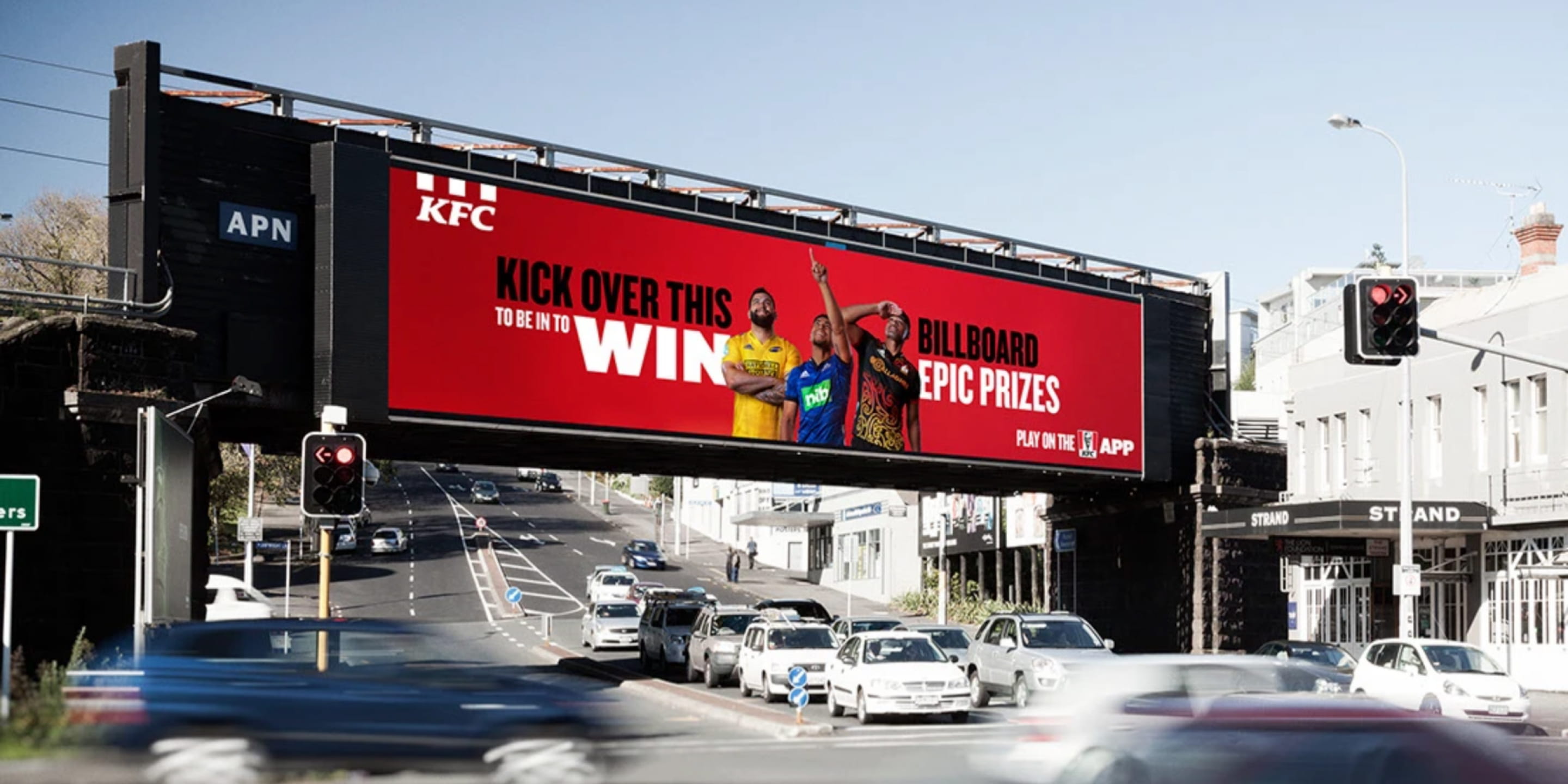 KFC campaign outdoor billboard
